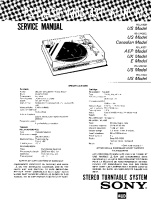 Sony PS-LX430C - Service Manual 
